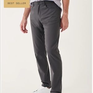 Faherty movement 5 pocket pant: inseam is 29.